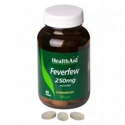 Health Aid Partenio Feverfew 250mg 60 Compresse-2