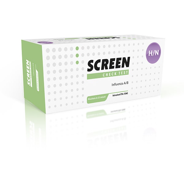 Screen Check Test Rapido Per Influenza A/B 1 Tampone Nasale/Faringeo-1