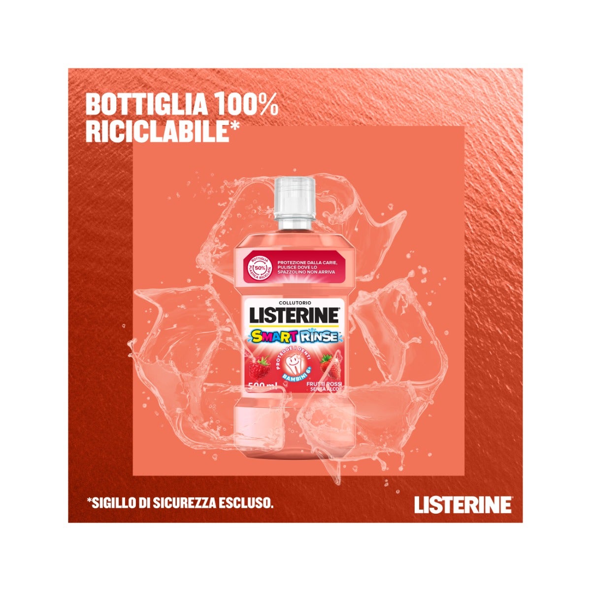 Listerine Collutorio Smart Rinse 500ml-19