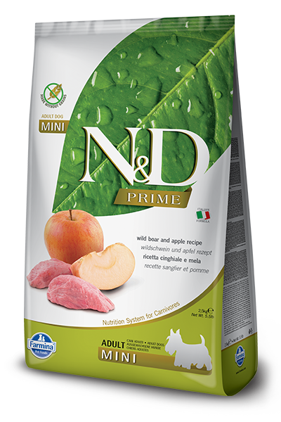 Farmina N&D Prime Cinghiale E Mela Cani Adulti Taglia Mini Sacco 2,5kg-1