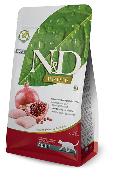 Farmina N&D Prime Pollo E Melograno Gatti Adulti Sacco 1,5kg-2