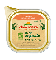 Almo Nature Bio Organic Maintenance Salmone Cibo Umido Cani Adulti Vaschetta 300g-2