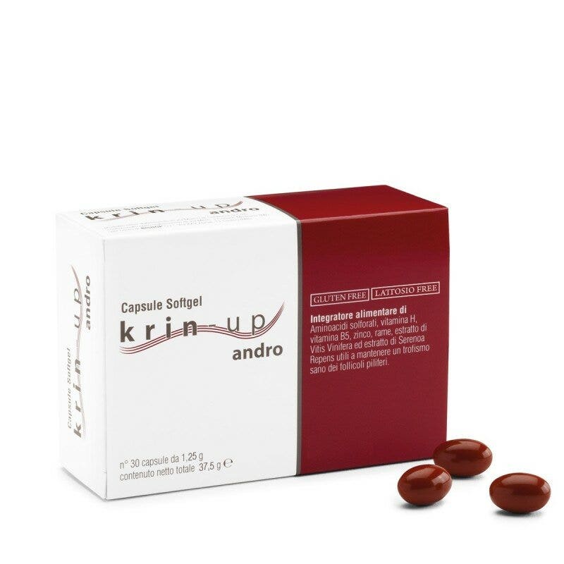 Krin Up Andro 30 Capsule - Integratore per Capelli Forti-1