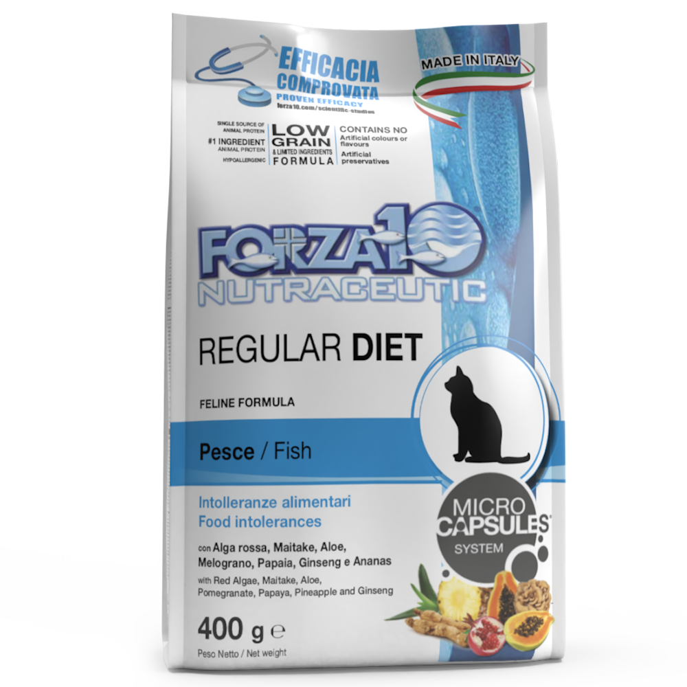 Forza10 Regular Diet Crocchette Al Pesce Gatti Adulti Sacco 400g-2
