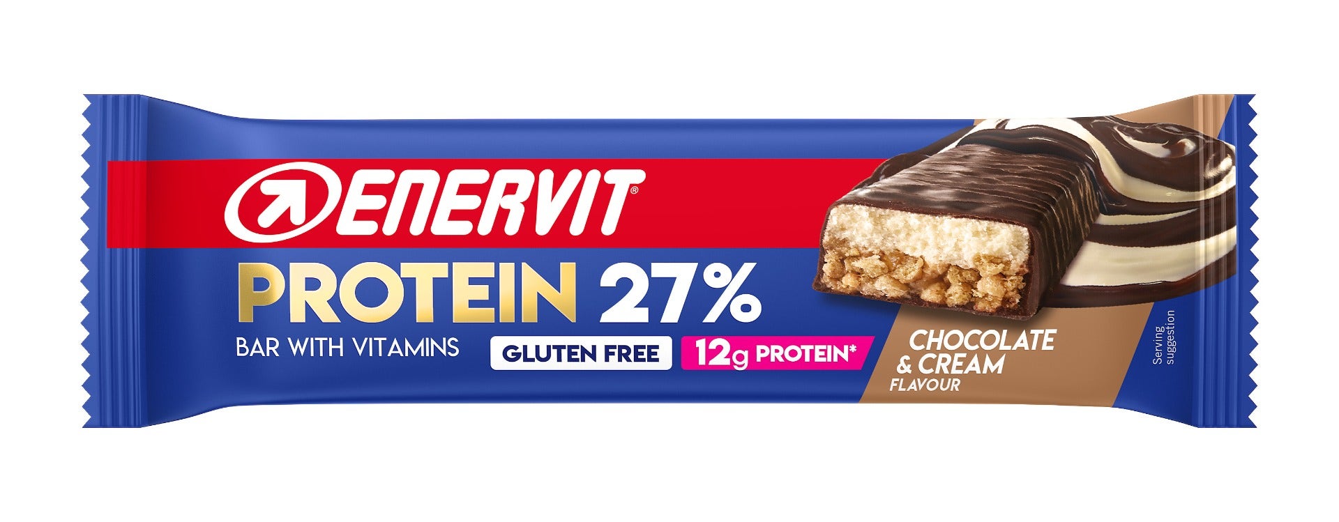 Enervit Protein Bar 27% Chocolate&Cream 45g-3