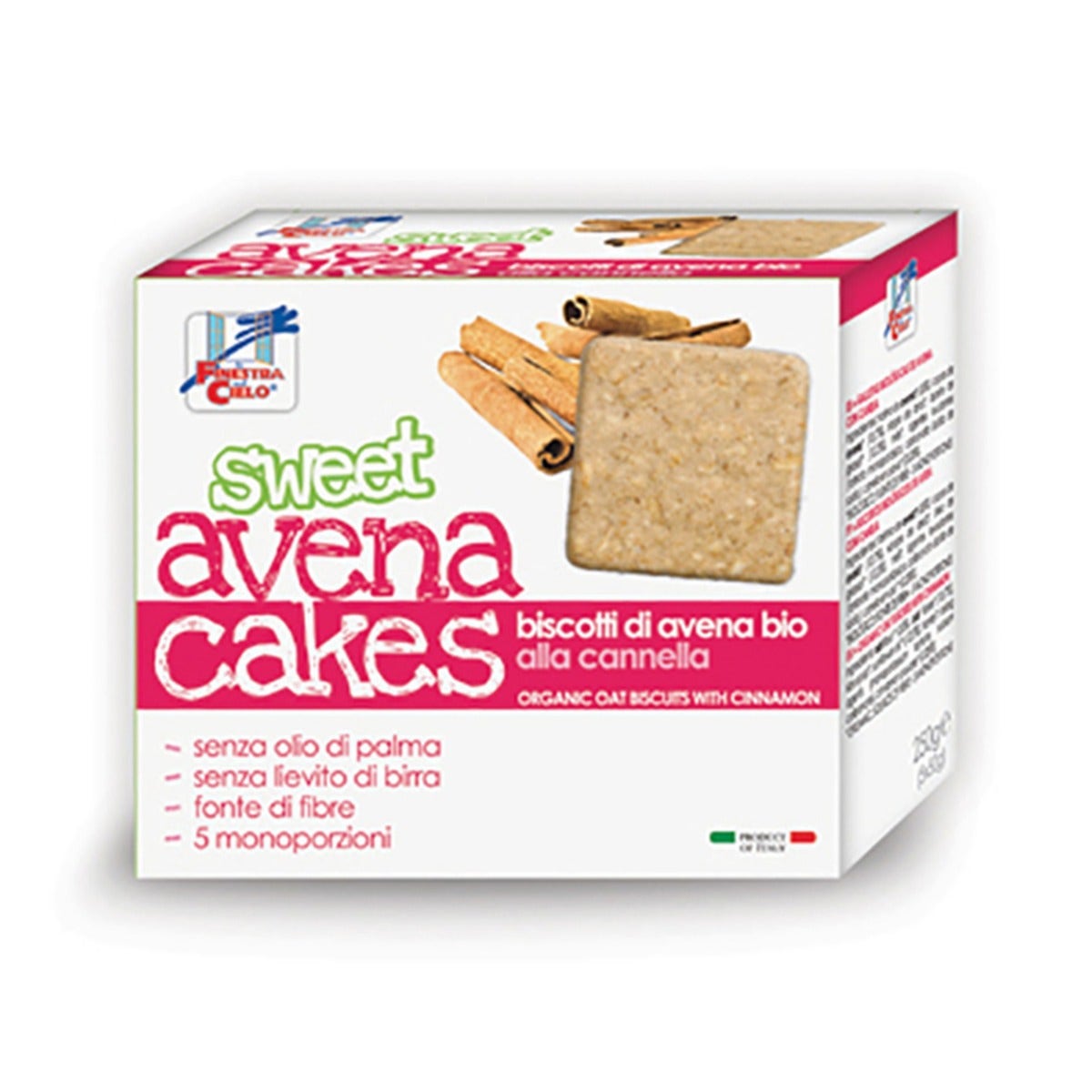 La Finestra Sul Cielo Biscotti Di Avena Bio Alla Cannella 250g-3