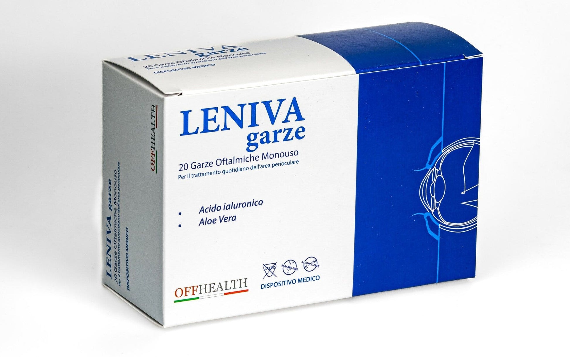 Offhealth Leniva Garze Oftalmiche Monouso 20 Pezzi-2