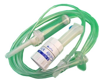 Deflussore con Regolatore di Flusso a Gravita' con Perforatore 5/250ml-0