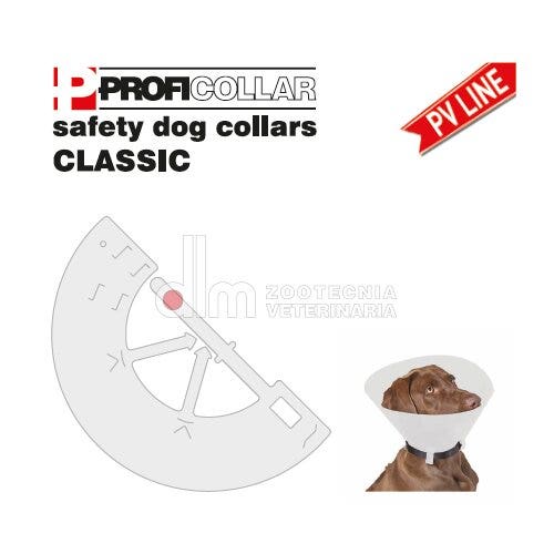 Collare Elisabetta ProfiCollar Classic Opaco Misura 25 XL-2