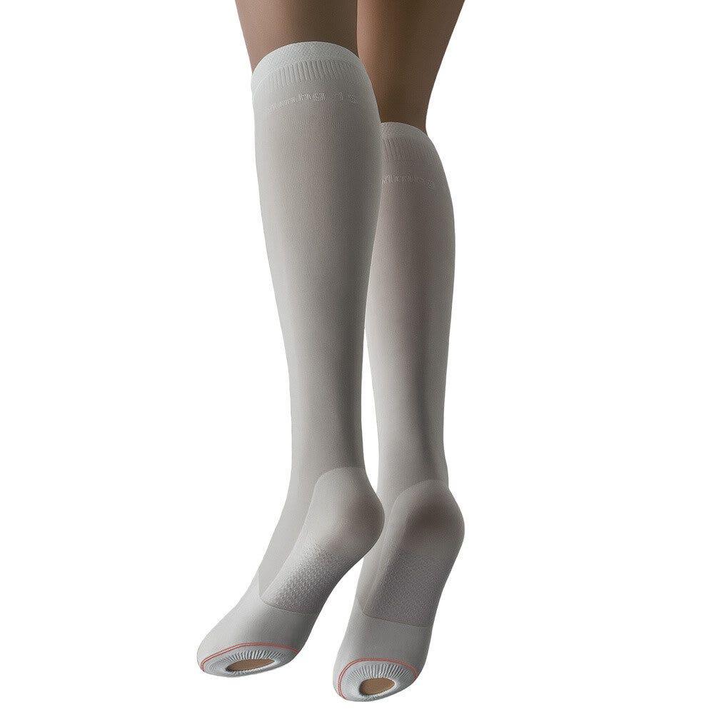 Solidea Medical Anti-Embolism Knee-High AD Gambaletti Elastici Antitrombo Colore Bianco Taglia S-1