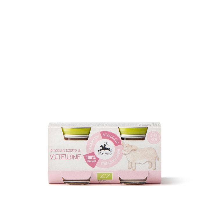 Baby Food Bio Omogeneizzato Vitellone 4-6M+ 2x80g  - 3