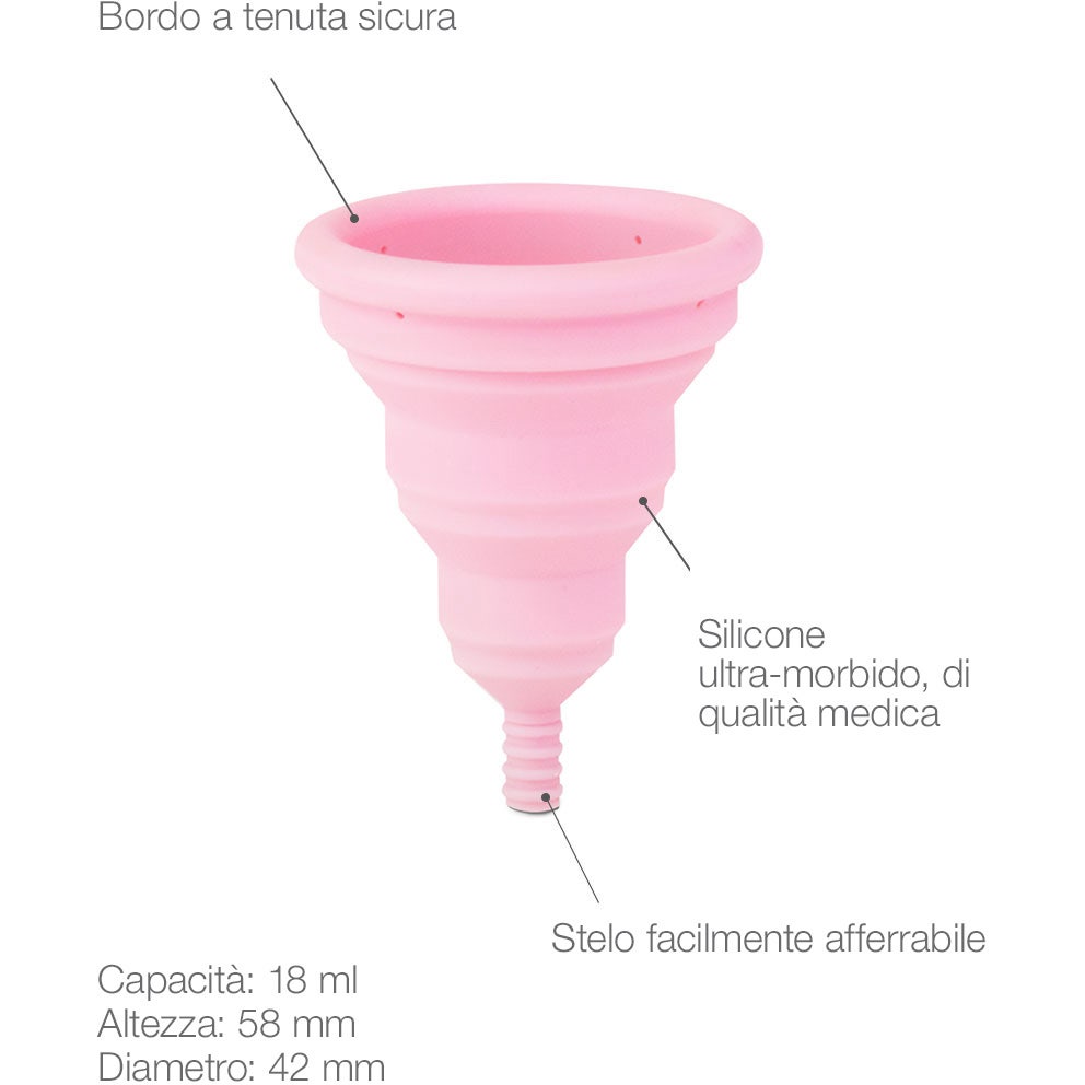 Lily Cup Compact Coppetta Mestruale Misura A 1 Pezzo-2