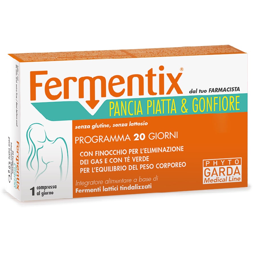 Fermentix Pancia Piatta e Gonfiore 20 Compresse  - 3