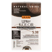 Guam Upker Kolor Tinta Capelli 5,38 Castano Ambra Chiaro -4
