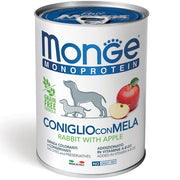Monge Monoprotein Coniglio Con Mela Cibo Umido Per Cani Adulti 400g-1