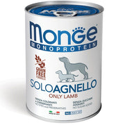 Monge Monoprotein Solo Agnello Cibo Umido Per Cani Adulti 400g-2