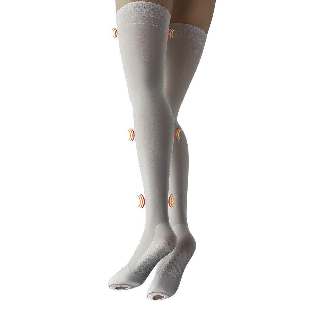 Solidea Medical Anti-Embolism Stockings AG Calze Antitrombo Colore Bianco Taglia XL-1