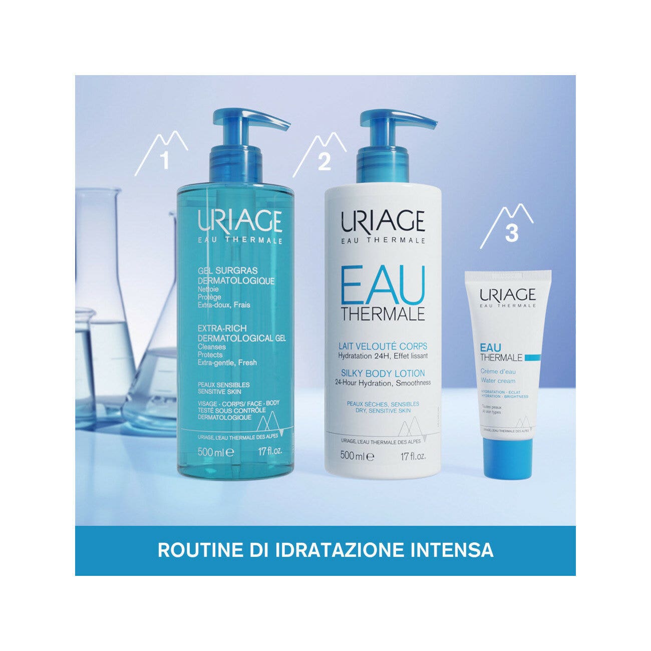 Uriage Gel Detergente Dermatologico Extra-ricco 1 Litro-12