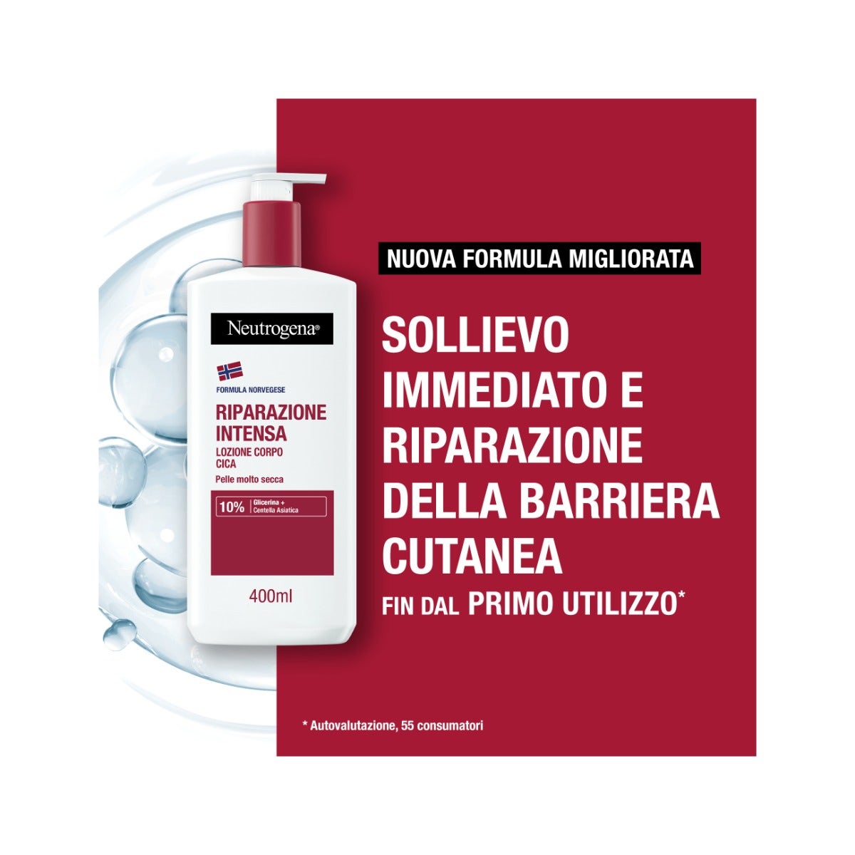 Neutrogena Crema Corpo Idratante Sollievo Intenso per Pelle Molto Secca 300ml-9