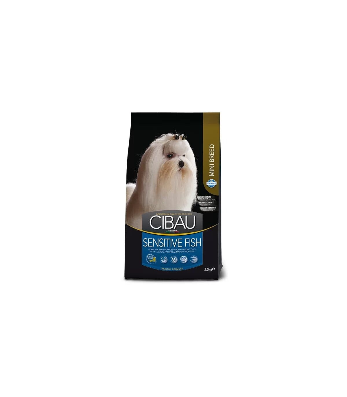 Cibau Adult Mini Sensitive Pesce Per Cani Adulti 2.5kg-1