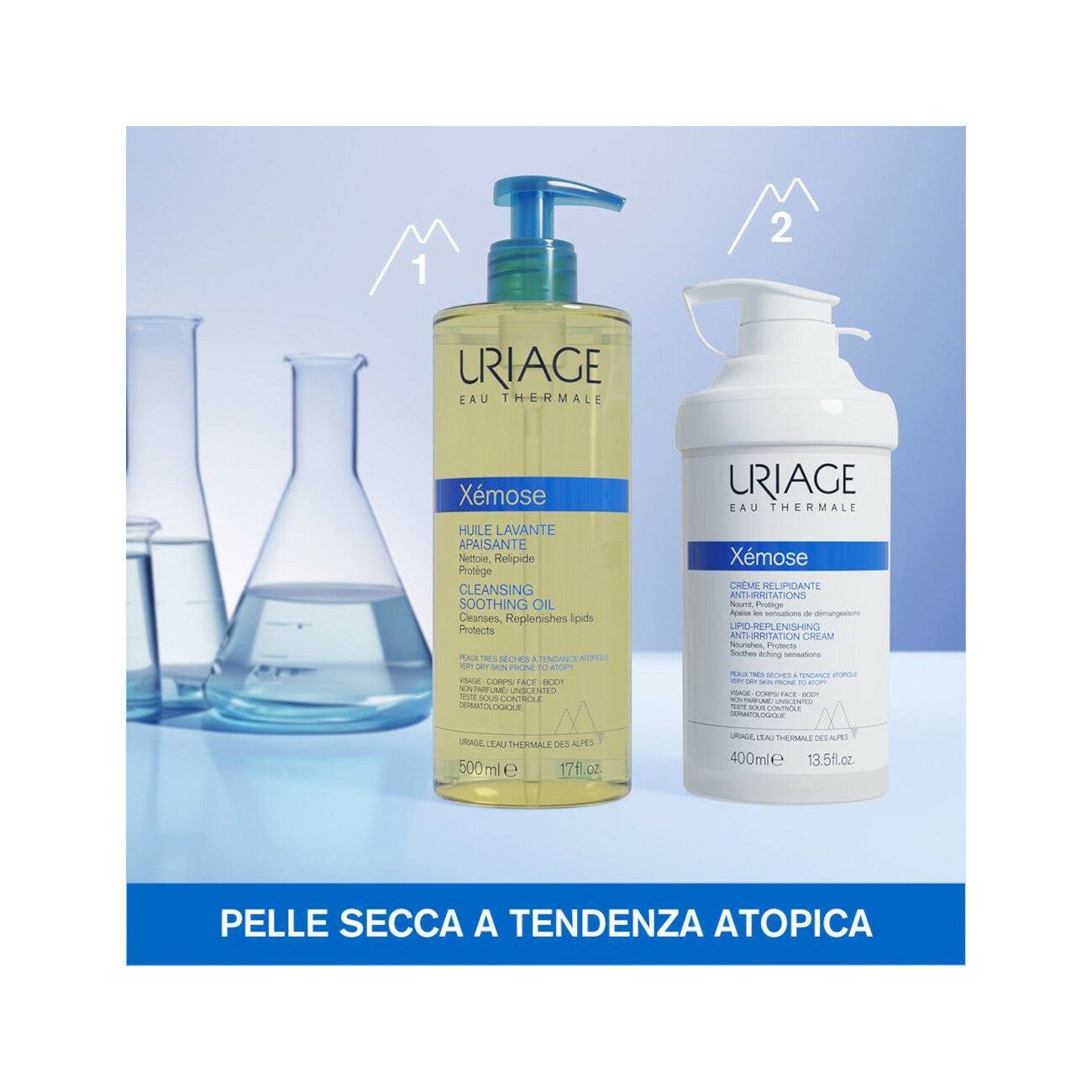 Uriage Xemose Olio Lavante 1 Litro-11
