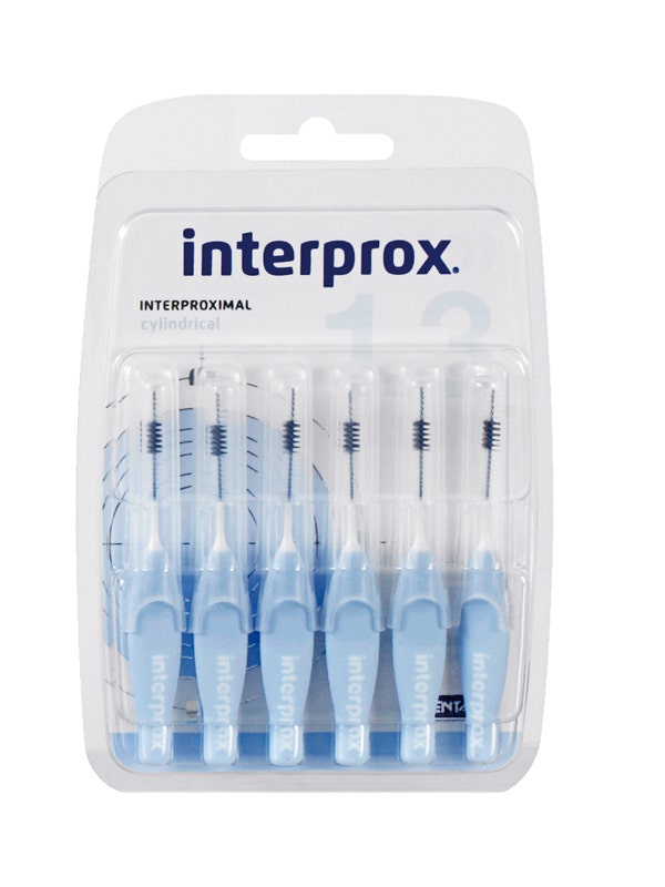 Interprox Cylindrical Scovolino Spazi Interdentali 1,3mm Blister 6 Pezzi-4