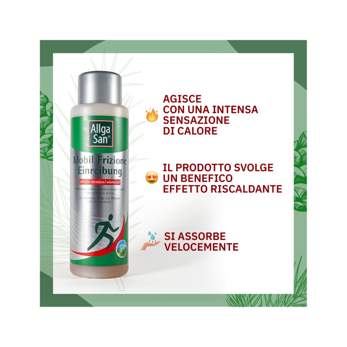 Allga Friz Einreibung Frizione Crema Balsamica Piedi 250ml-4