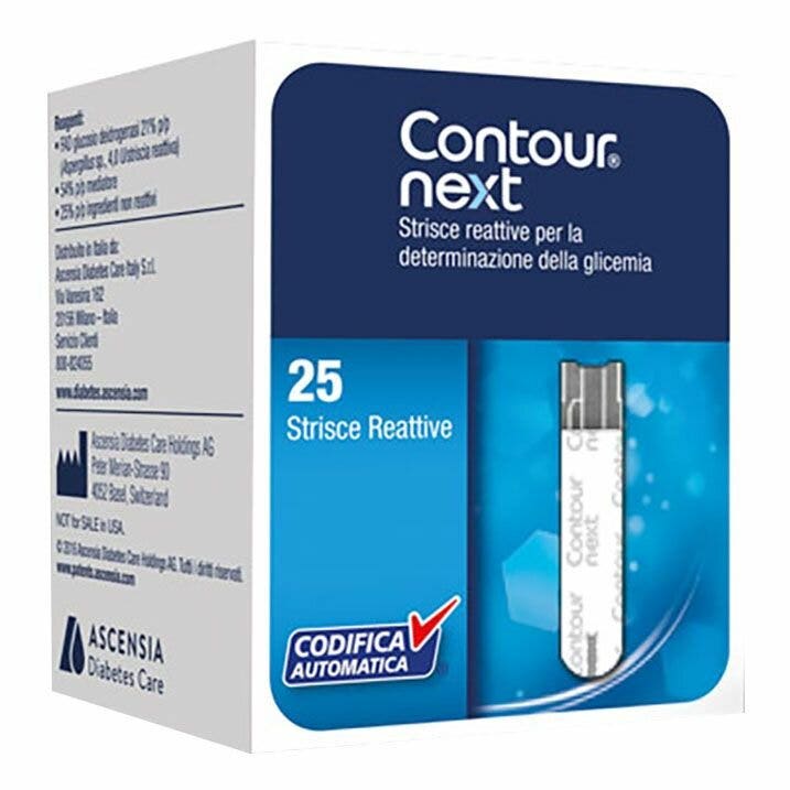Contour Next Glicemia Strisce Reattive 25 Strisce-2