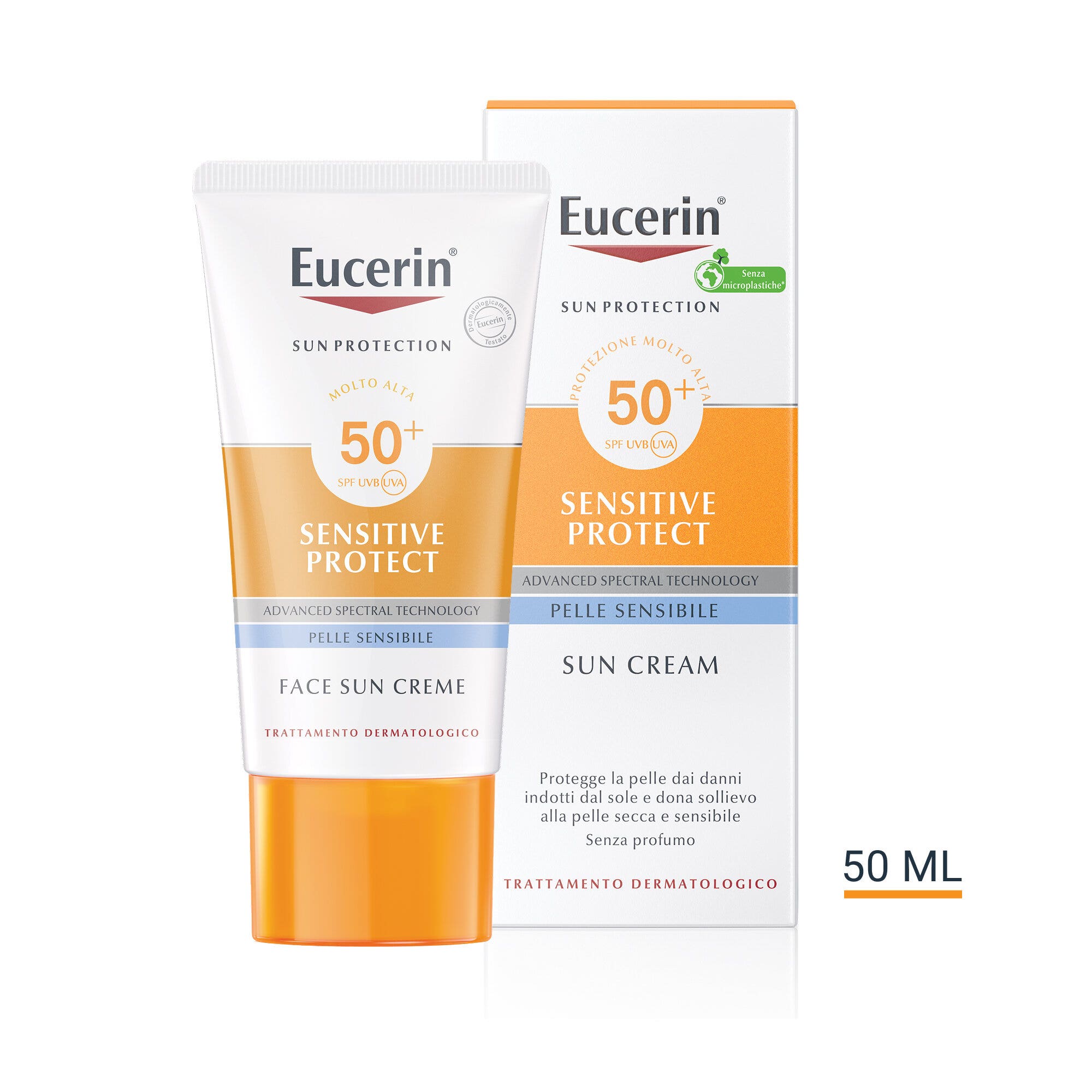 Eucerin Sun crema sun Viso SFP 50+ Pelle Normale a Secca 50 ml-7