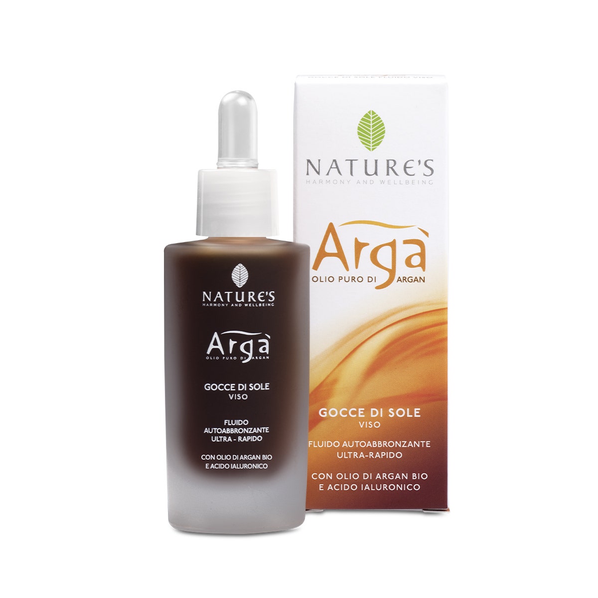 Nature's Argà Gocce Di Sole Viso Fluido Autoabbronzante 30ml-3