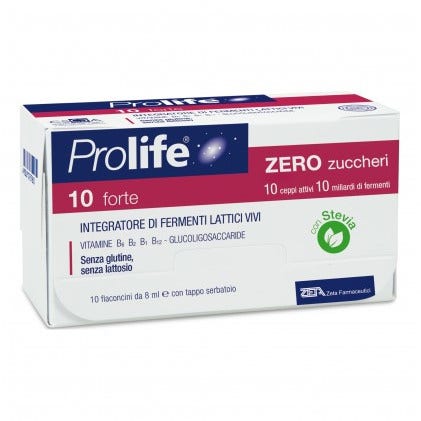 Prolife 10 Miliardi Zero Zuccheri 10 Flaconcini Da 8ml  - 3