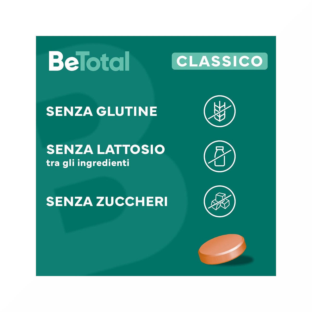 Be-Total Integratore Alimentare Vitamina B/B3/B12 Acido Folico Energia Per Adulti 40 Compresse-6