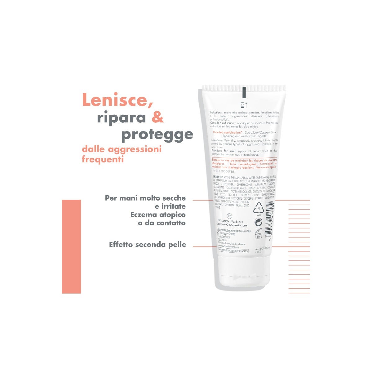 Eau Thermale Avène Cicalfate Crema Mani Ristrutturante Barriera 100ml-8