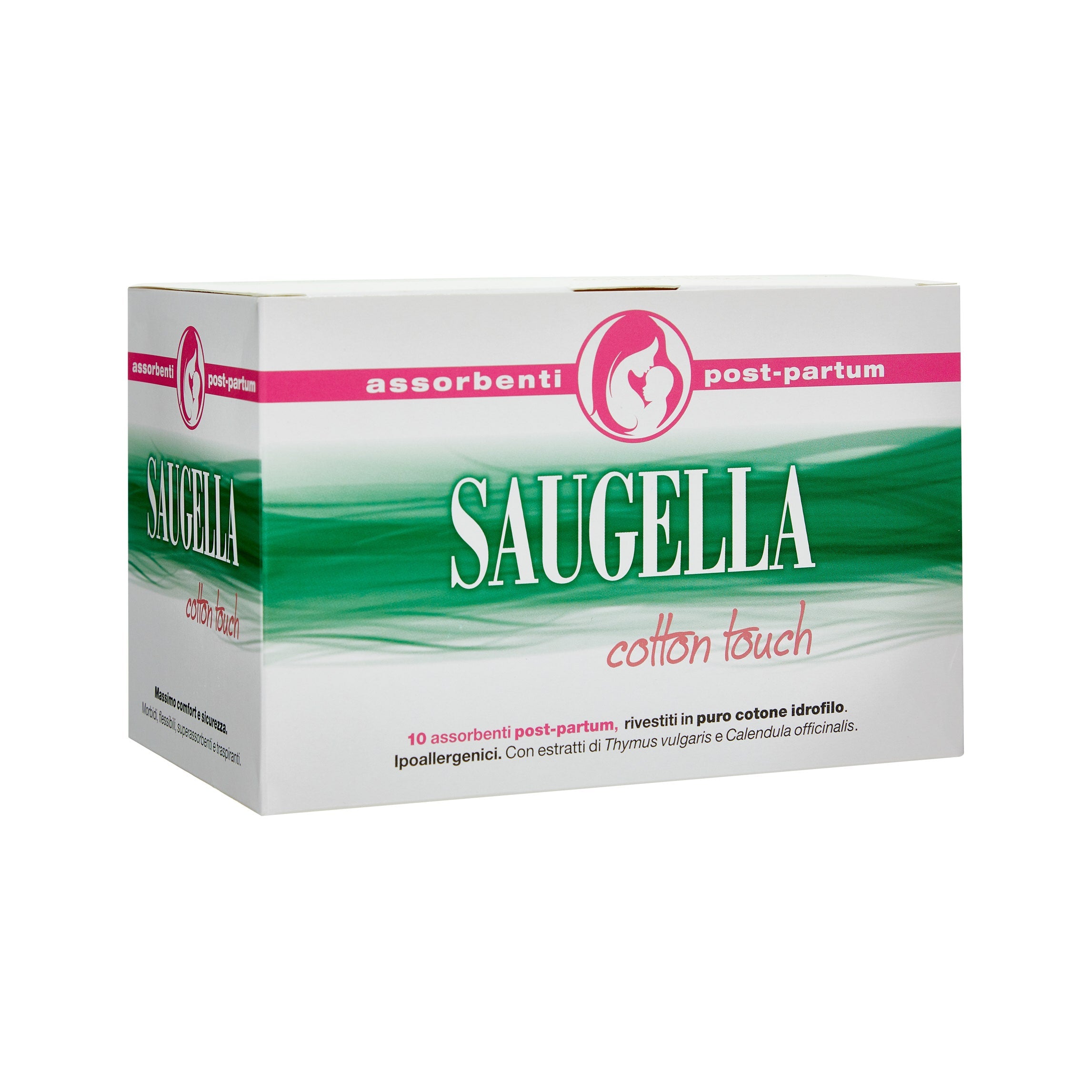 Saugella Cotton Touch Assorbenti Post Parto 10 Pezzi  - 2