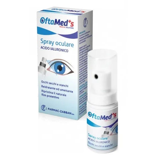 Oftamed's Spray Oculare Occhi Secchi E Stanchi Acido Ialuronico 10ml-2