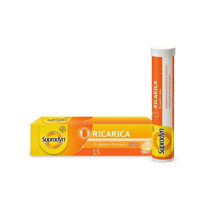 Supradyn Ricarica Integratore Vitamine e Sali Minerali 15 Compresse Effervescenti-31