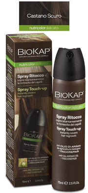 Biokap Nutricolor Delicato Spray Ritocco Castano Scuro 75ml-2