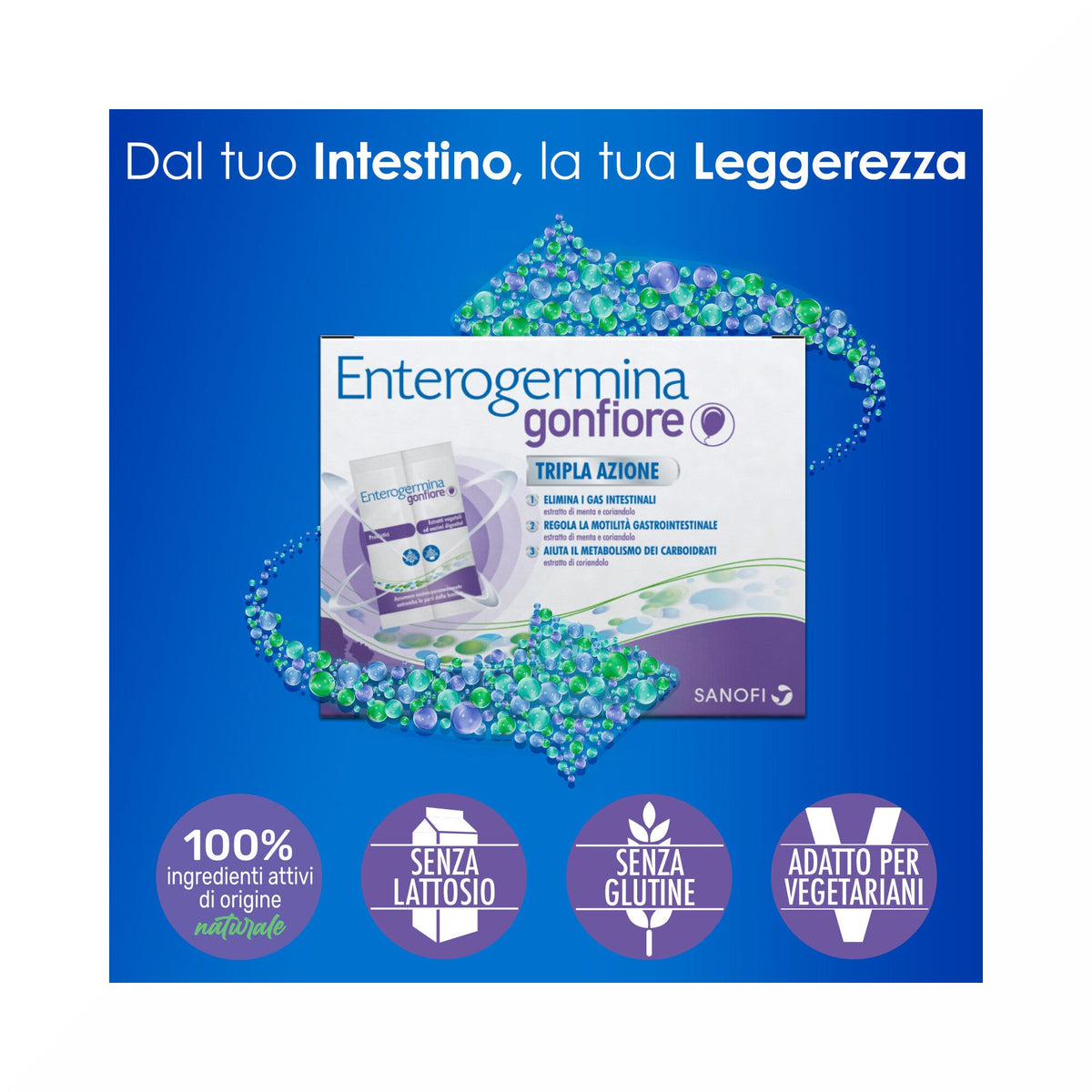 Enterogermina Gonfiore Probiotici Enzimi Digestivi Fermenti Lattici Adulti Contro Gonfiore Addominale 20 Bustine-39