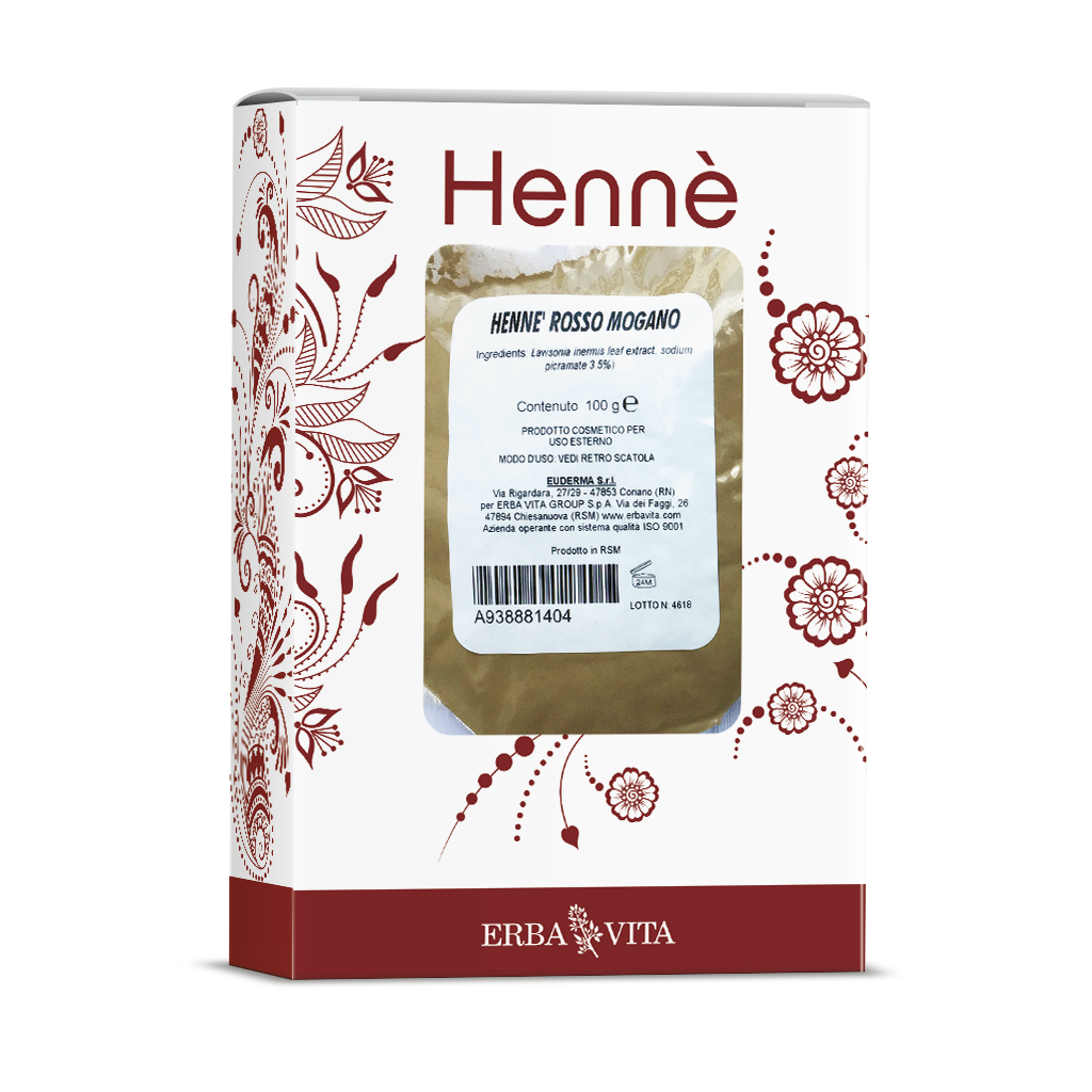 Henne Colorante Capelli Rosso Mogano 100g  - 3