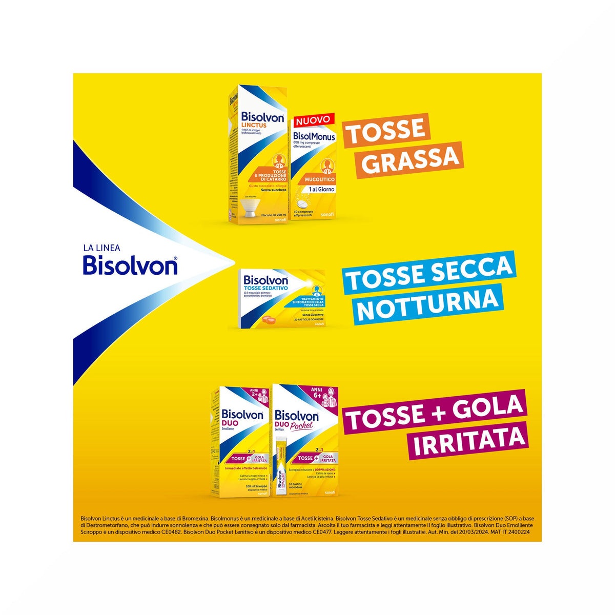 Bisolvon Duo Emolliente Sciroppo Contro Tosse e Gola Irritata Adulti, Bambini 100ml-22