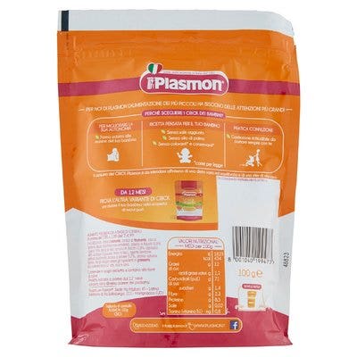 Plasmon Crick Piselli Spinaci Basilico 100g 12 Mesi+  - 2