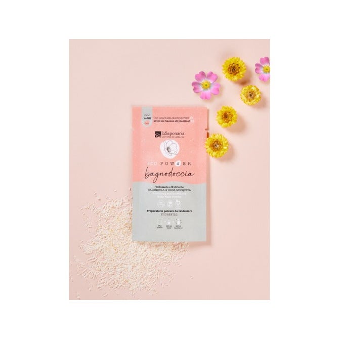 La Saponaria Ecopowder Bagnodoccia In Polvere Calendula&Rosa Mosqueta 25g-3