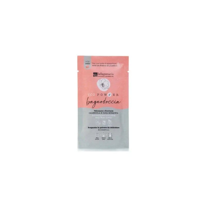 La Saponaria Ecopowder Bagnodoccia In Polvere Calendula&Rosa Mosqueta 25g-1