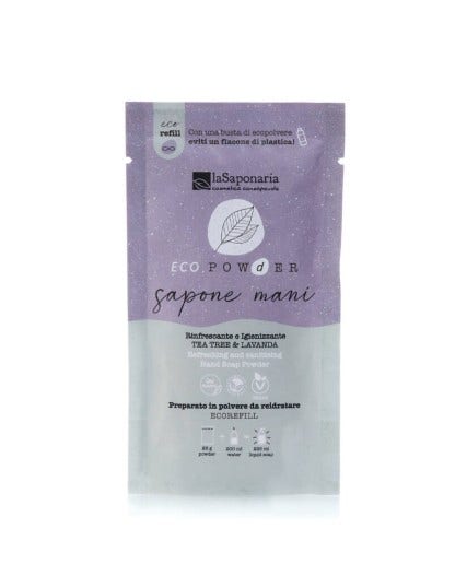 La Saponaria Ecopowder Sapone Mani In Polvere Tea Tree&Lavanda 25g-2
