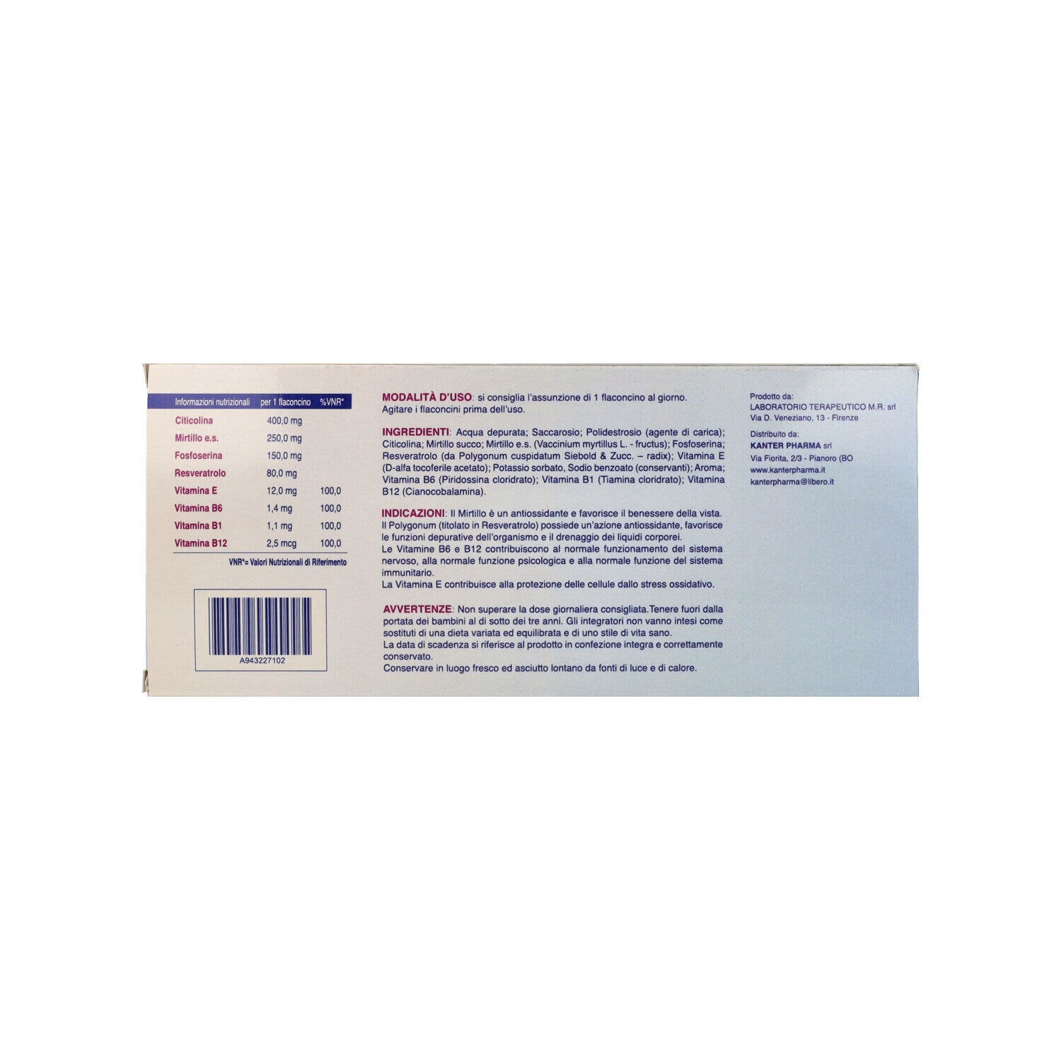 Memo Vision Integratore Alimentare 10 Flaconcini Da 10ml-2