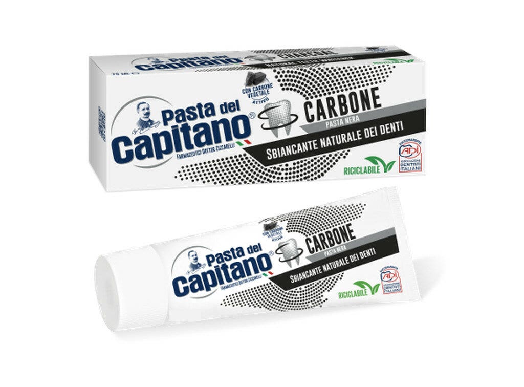 Pasta Del Capitano Dentifricio Carbone Vegetale Attivo 100ml-3