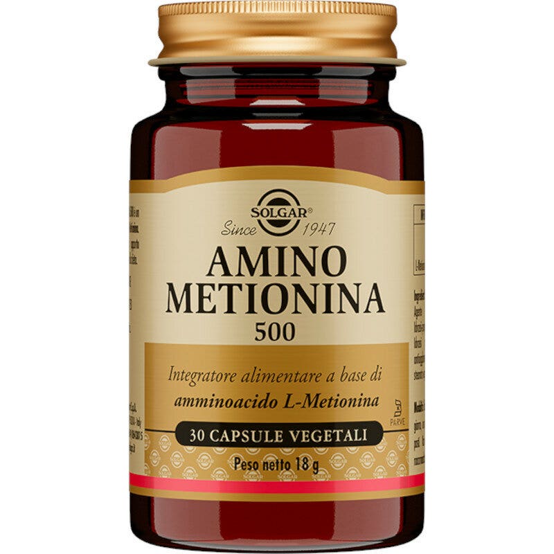 Solgar Amino Metionina 500 30 Capsule Vegetali-2