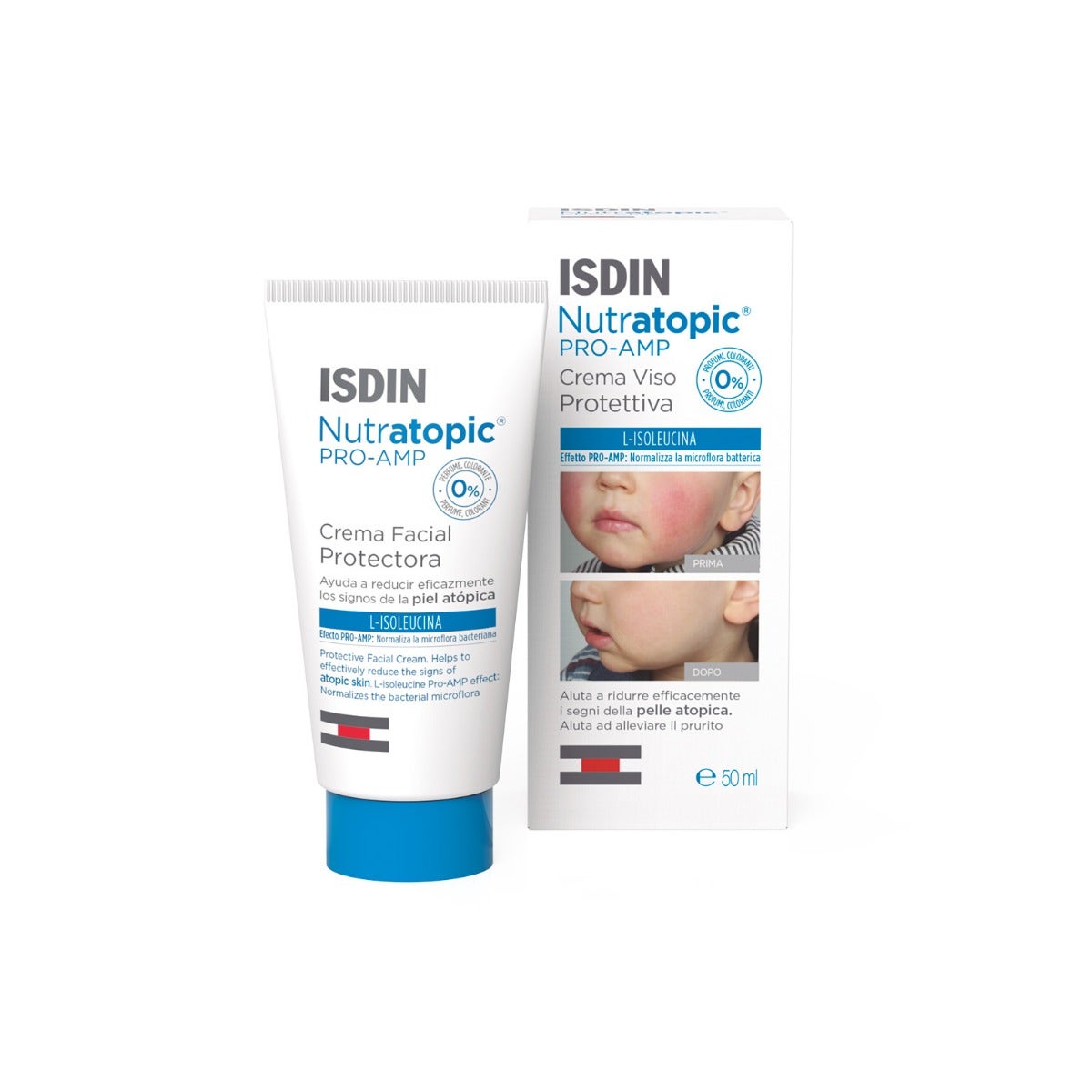 Isdin Nutratopic Pro-Amp Crema Viso 50ml-2