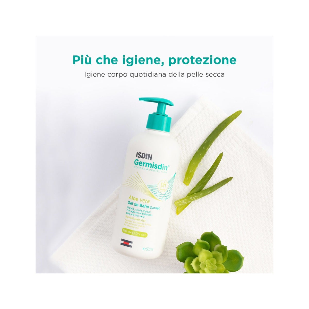 Isdin Germisdin Aloe Vera Igiene Corpo Quotidiana 500ml-6