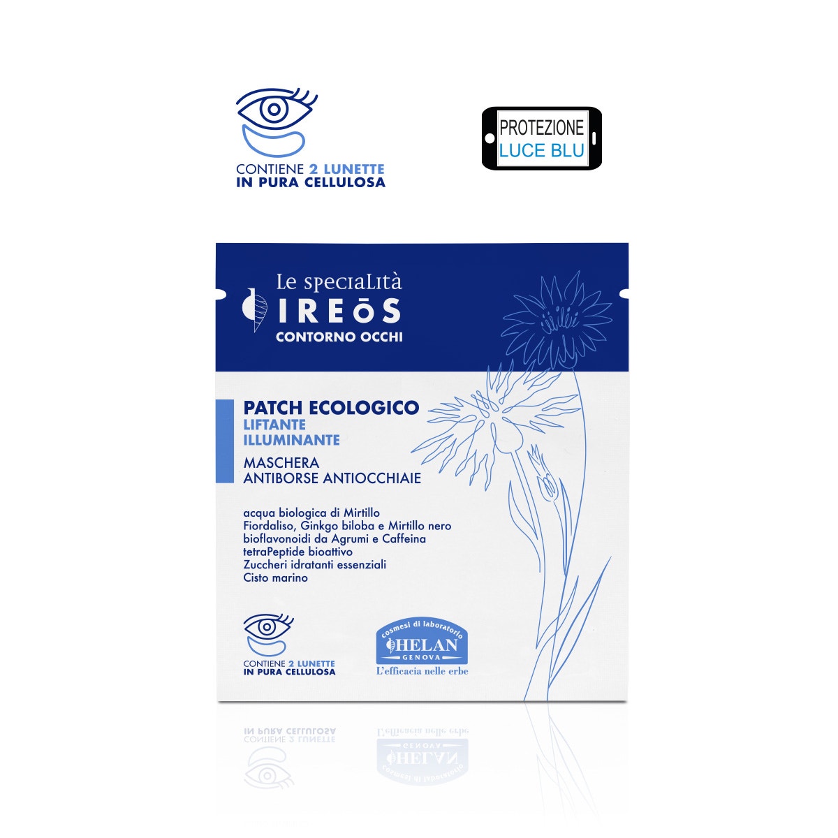 Helan Ireos Contorno Occhi Ecologico Liftante Illuminante 2 Patch-2